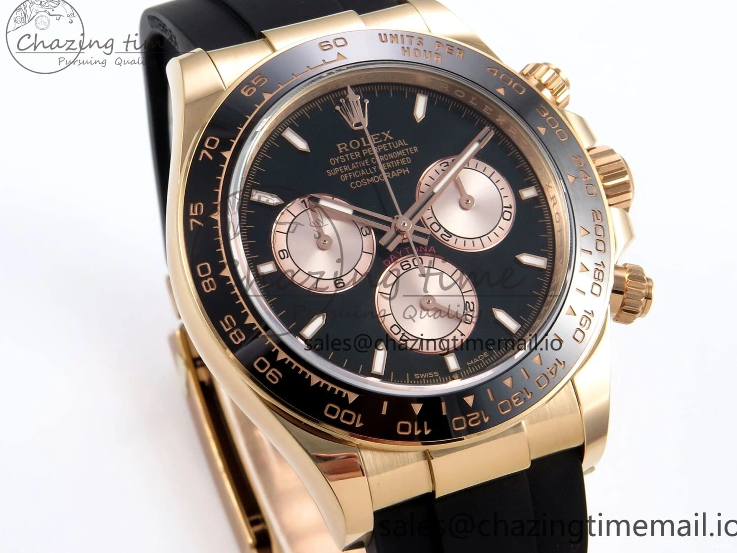 MiroTime 0325 Daytona 126515 LN APSF 1:1 Best Edition Black Dial on Oysterflex Strap SH4131（Gain Weight） DailyWear 1033